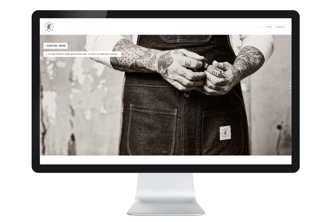 Knife & Flag Website